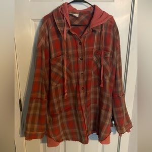 Bridgets boutique oversized plaid shacket